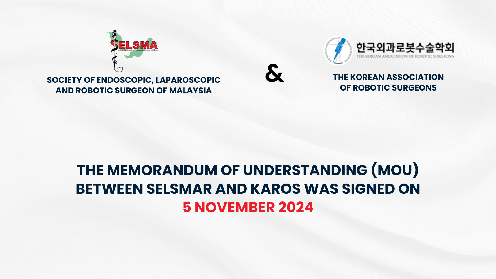 MOU Between SELSMAR & KAROS 